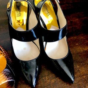 Black Mary Jane heels